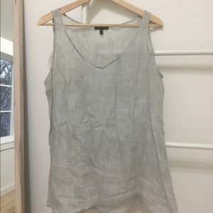 Eileen Fisher sheer tank top